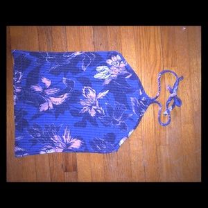 Tropical halter top